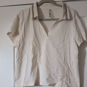 Lou & Grey Cream Crop Top